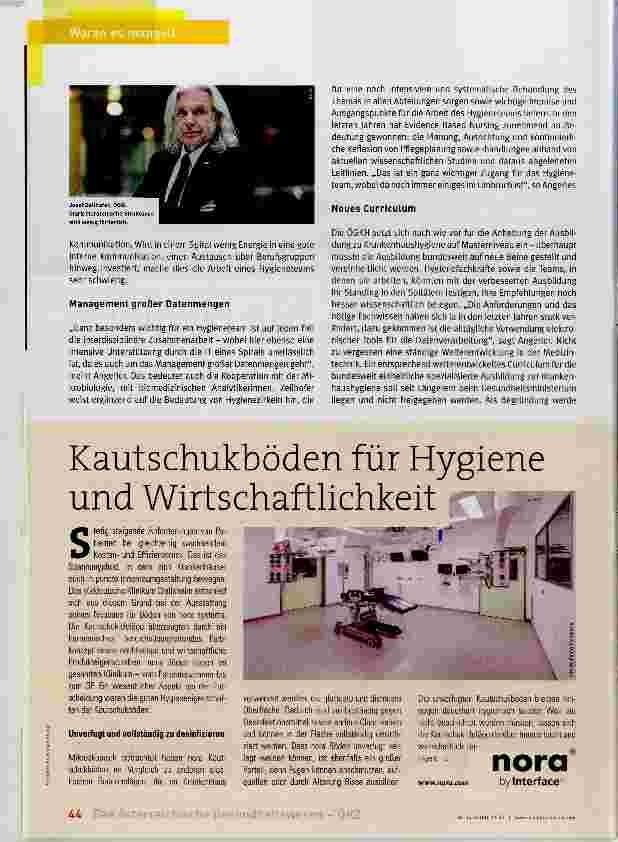 Vorschauseite 2: Gemeinsam für Hygiene