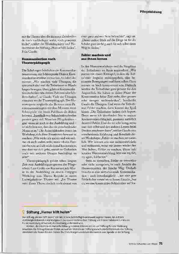 Vorschauseite 4: EIN BISSCHWN SPASS MUSS SEIN