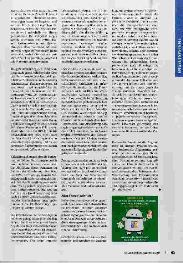 Vorschauseite 2: Entgeltsystem in der Psychiatrie