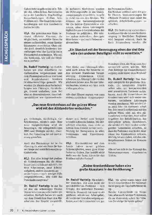Vorschauseite 3: Fusionsprojekt auf der grünen Wiese