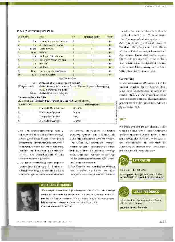 Vorschauseite 3: Polla - Performance test of Iower limb activities