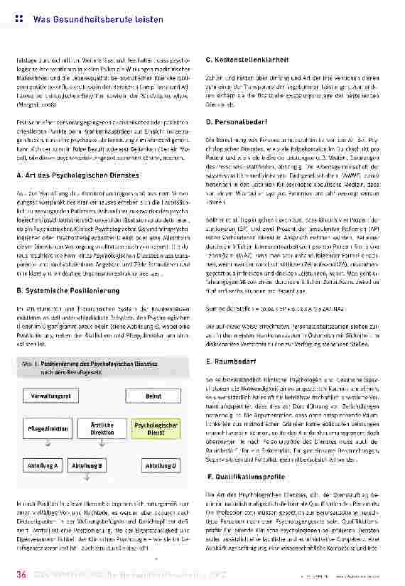 Vorschauseite 3: Strukturqualität der Klinischen Psychologie im Krankenhaus