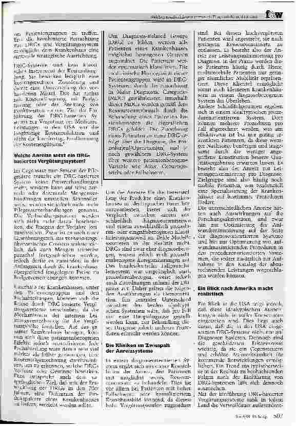 Vorschauseite 2: Welchen Krankenhäusern nutzen die Diagnosis-Related Groups?