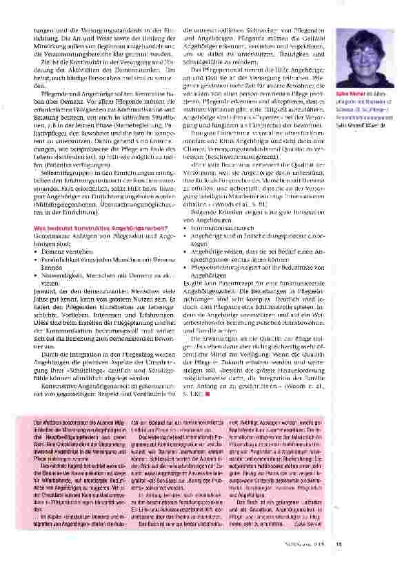 Vorschauseite 3: Angehörigenintegration