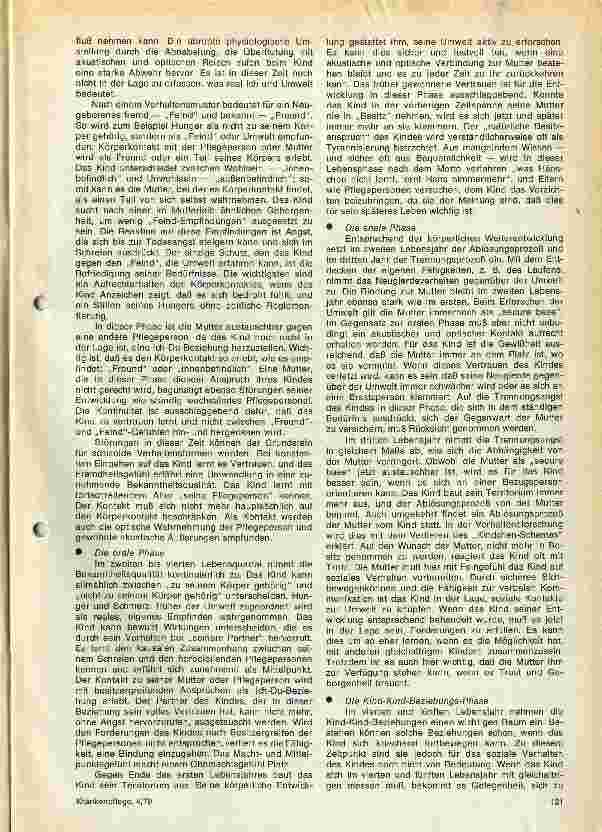 Vorschauseite 2: Entwicklungsmodell der Mutter-Kind-Beziehung von Franz Renggli