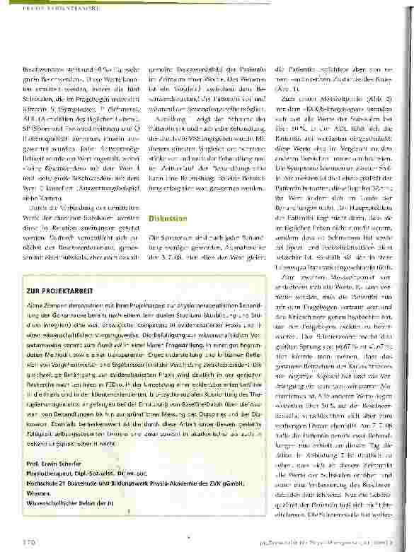 Vorschauseite 4: Welche Möglichkeiten hat ein Physiotherapeut Gonarthrose schmerzlindernd zu behandeln?