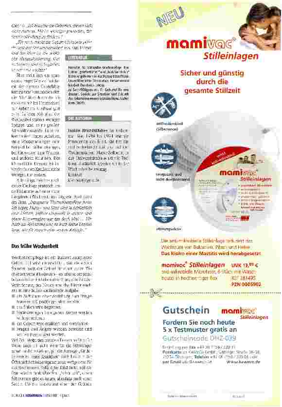 Vorschauseite 2: Integrierte Wochenbettpflege - ein weites Feld