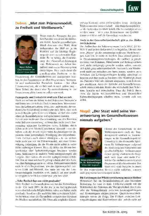 Vorschauseite 2: Deutschland vor der Wahl
