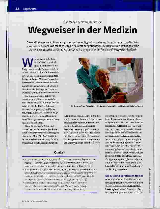 Vorschauseite 1: Wegweiser in der Medizin