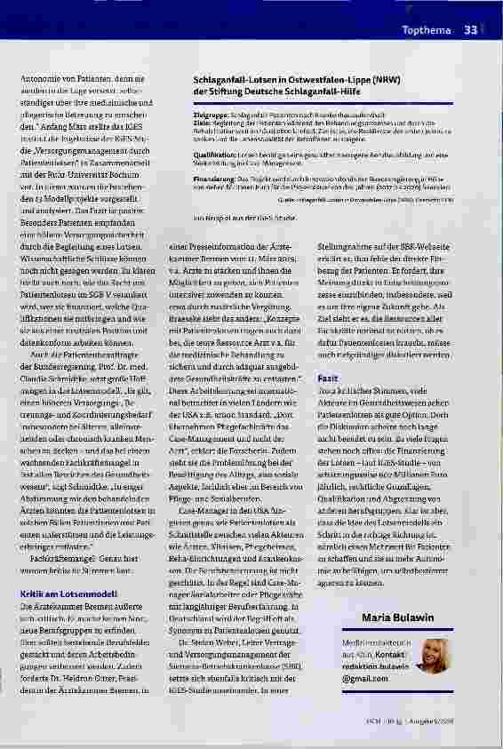 Vorschauseite 2: Wegweiser in der Medizin