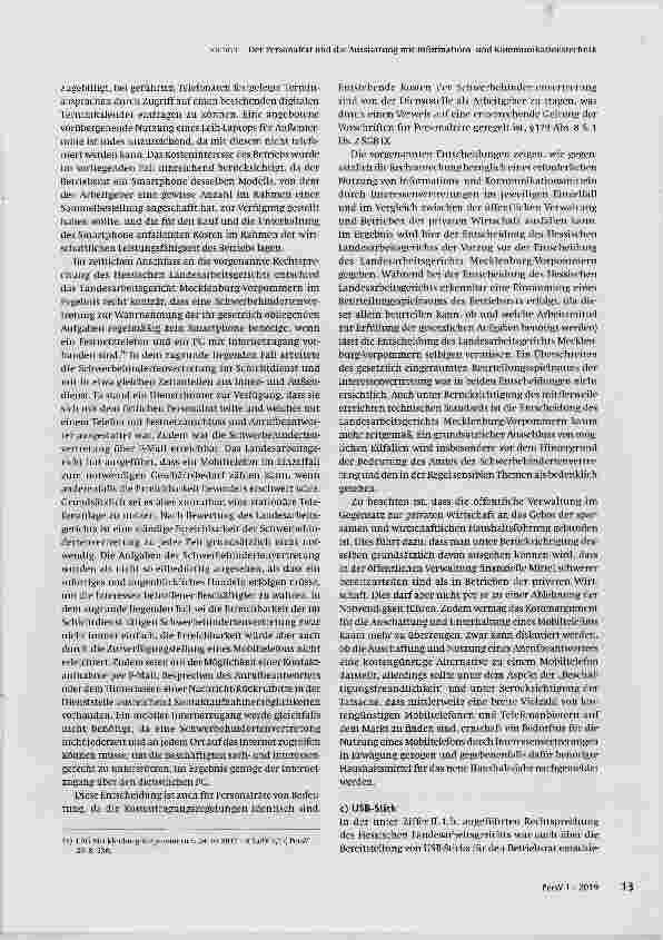 Vorschauseite 5: Der Personalrat und die Ausstattung mit Informationsund Kommunikationstechnik