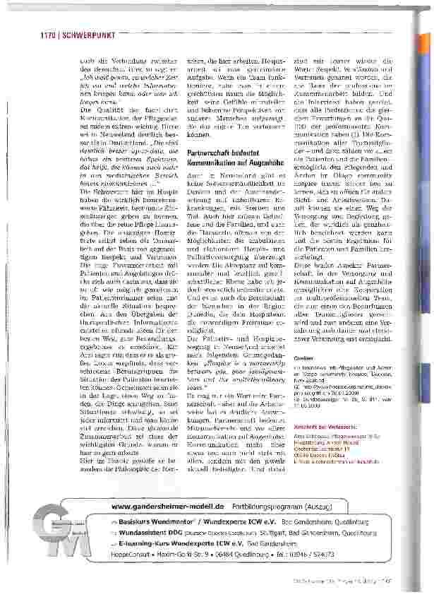 Vorschauseite 5: Teamarbeit auf Augenhöhe