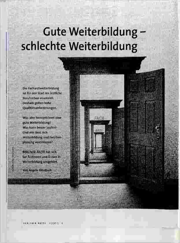 Vorschauseite 1: Gute Weiterbildung - schlechte Weiterbildung