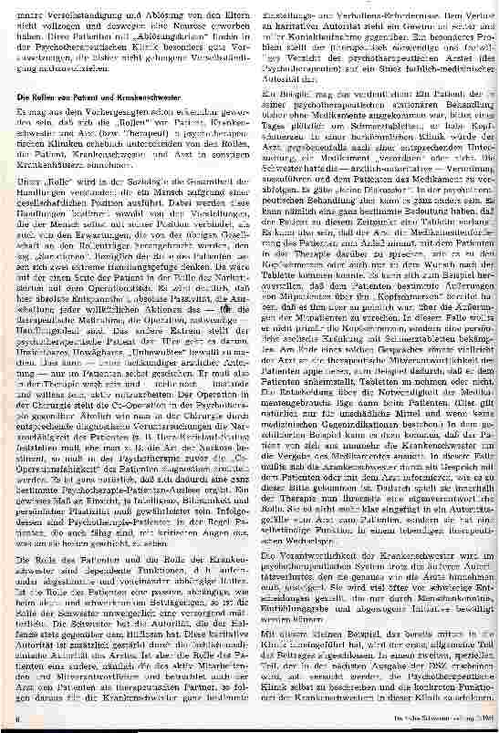 Vorschauseite 4: Die Stellung der Krankenschwester in psychotherapeutischen Kliniken 1. Teil - Die Grundlagen