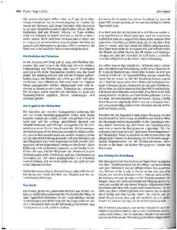 Vorschauseite 2: Pflege als Lebensgestaltung
