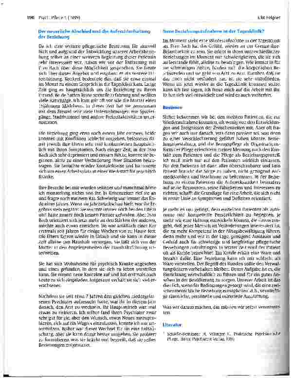 Vorschauseite 4: Pflege als Lebensgestaltung