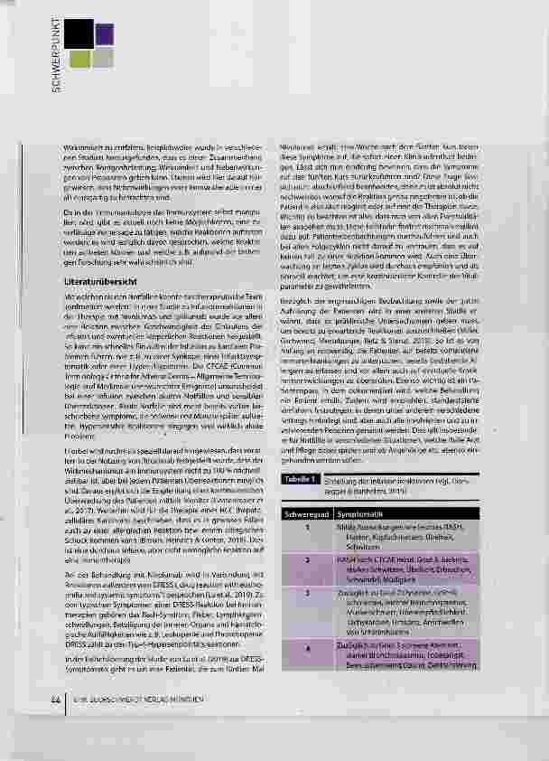 Vorschauseite 2: Notfallmanagement beim Einsatz immunonkologischer Substanzen