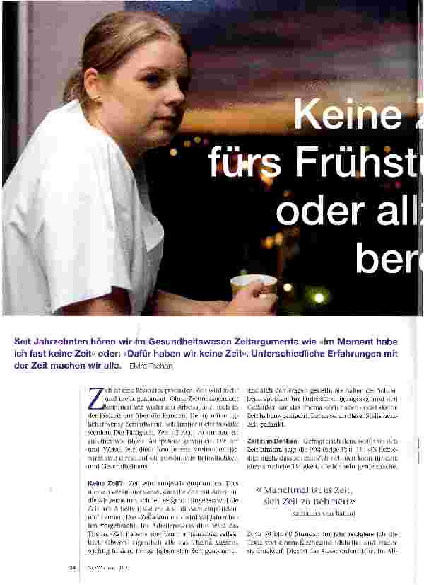 Vorschauseite 1: Keine Zeit fürd das Frühstück oder allzeit bereit?