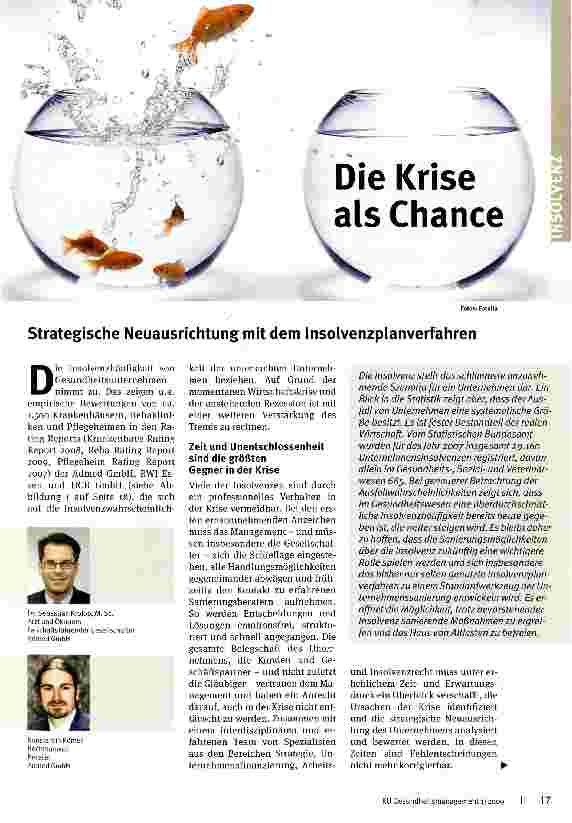Vorschauseite 1: Die Krise als ChanceStrategische Neuausrichtung mit dem Insolvenzplanverfahren