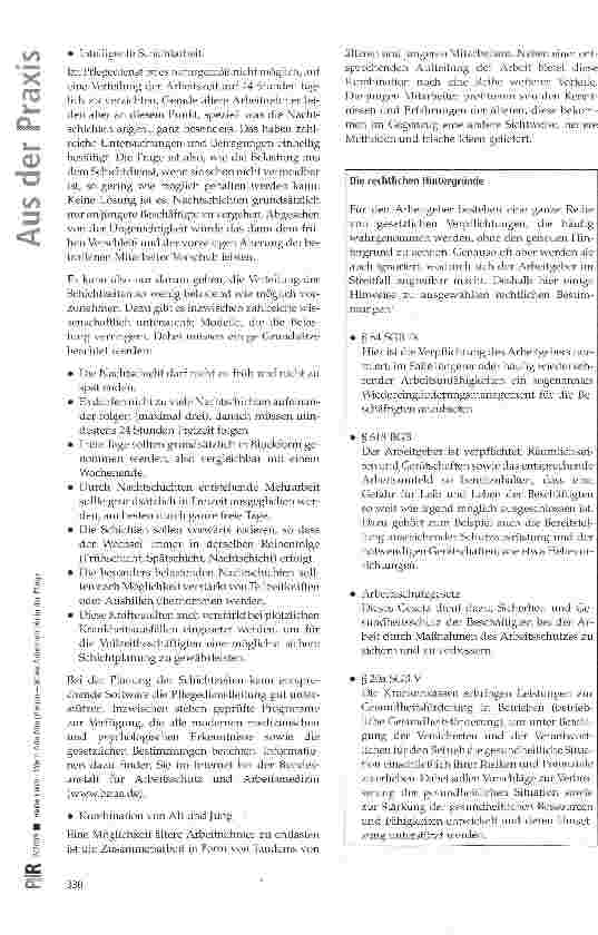 Vorschauseite 4: Wenn Alte Alte pflegen -ältere Arbeitnehmer in der Pflege