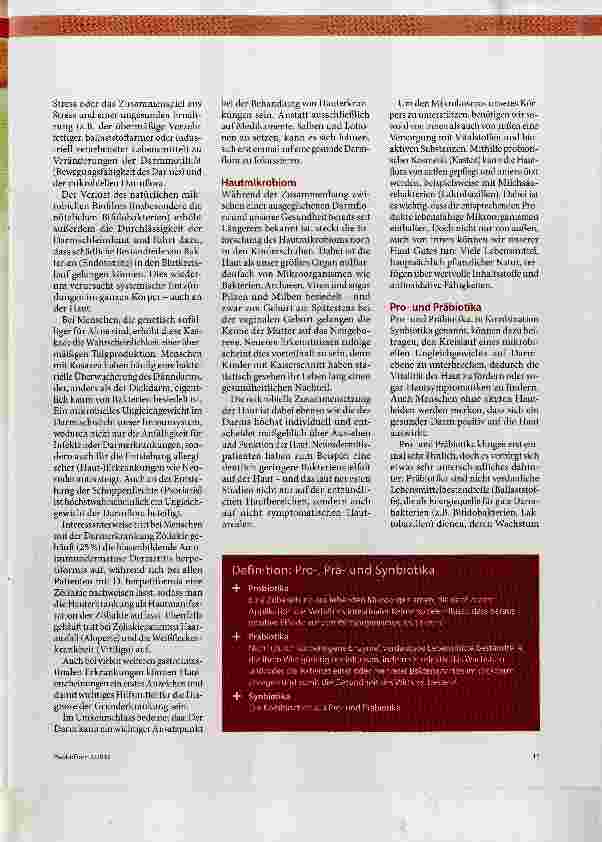 Vorschauseite 2: Gesunder Darm, gesunde Haut