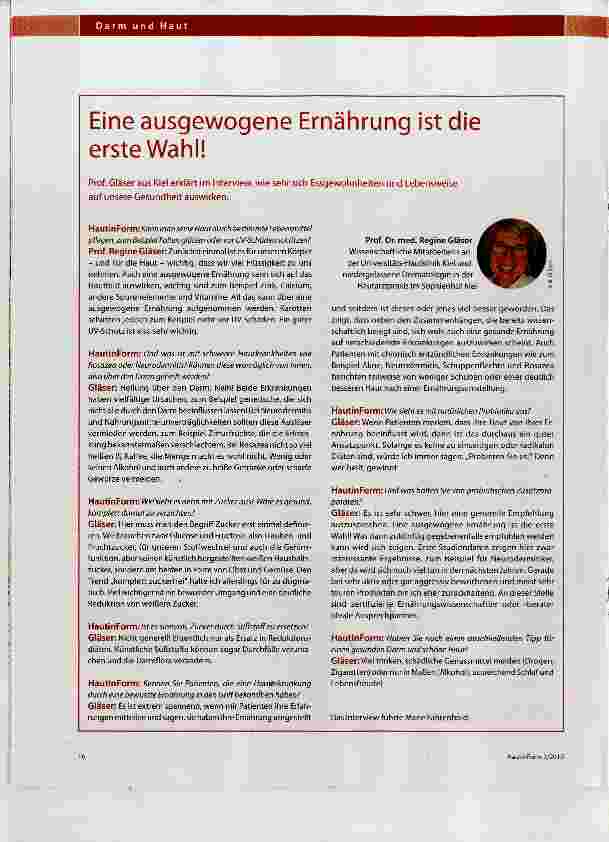 Vorschauseite 3: Gesunder Darm, gesunde Haut