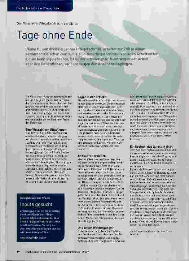 Vorschauseite 1: Tage ohne Ende
