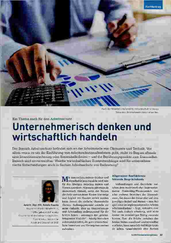Vorschauseite 1: Unternehmerisch denken und wirtschaftlich handeln