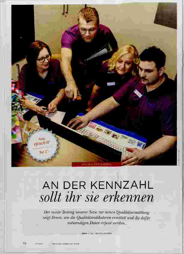 Vorschauseite 1: AN DER KENNZAHL sollt ihr sie erkennen
