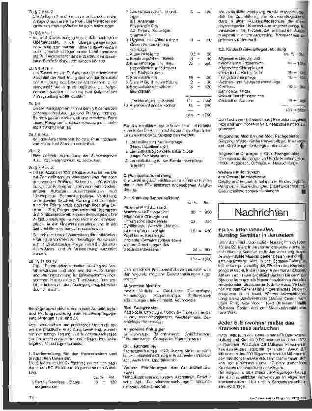 Vorschauseite 3: Ausbildungsund Prüfungsordnung für Krankenschwestern/krankenpfleger, Kinderkrankenschwestern/Pfleger und Hebammen/Entbindungshelfer
