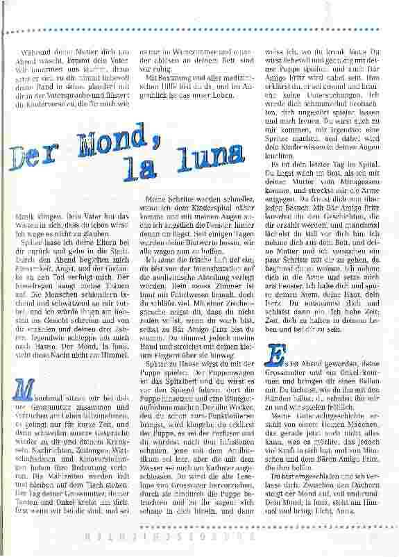 Vorschauseite 2: Der Mond, la luna