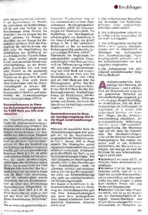 Vorschauseite 2: Honorare: die perfekte Verwirrung für Dozenten
