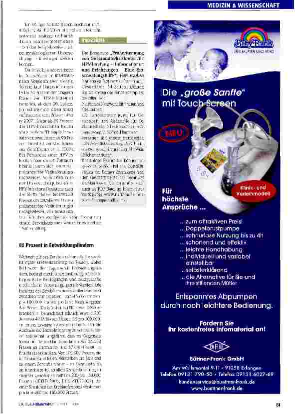 Vorschauseite 3: MEDIZIN & WISSENSCHAFTZervixkarzinom: Impfen, screenen oder beides? | Teil 1