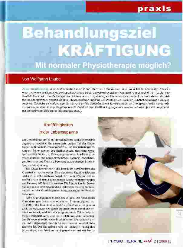 Vorschauseite 1: Behandlungsziel KRÄFTIGUNG