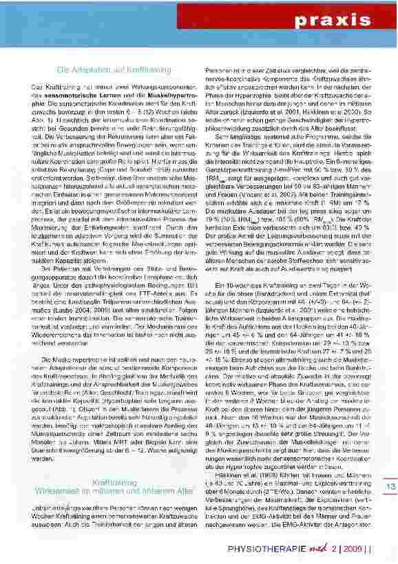 Vorschauseite 3: Behandlungsziel KRÄFTIGUNG