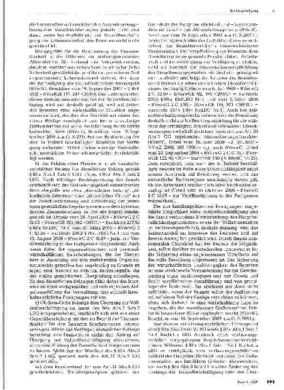 Vorschauseite 2: Entgegenstehende dienstliche Belange bei Teilzeitbeschäftigung