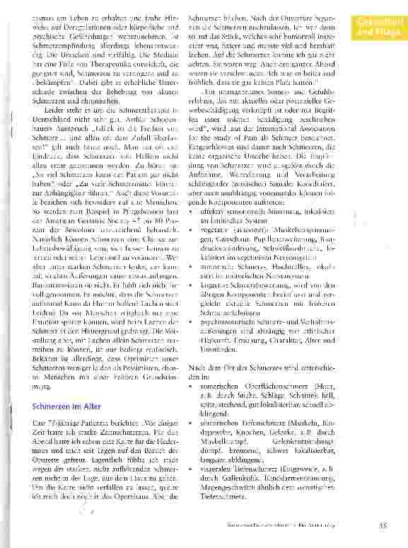 Vorschauseite 2: Humor als Analgetikum im Alter -ein chancenreiches Medikament!