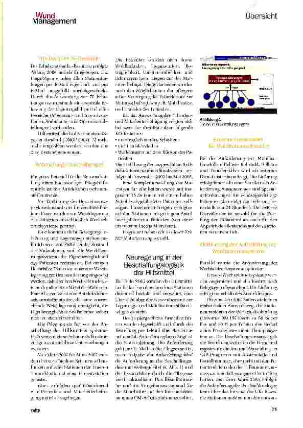 Vorschauseite 2: Zahlt sich ein modernes Dekubitusmanagement aus? -Hilfsmitteloptimierungam Universitätsklinikum Essen