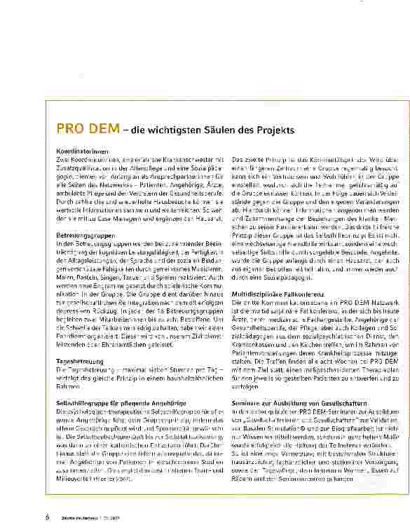 Vorschauseite 3: PRO DEM - kooperativ versorgt sichs besser!