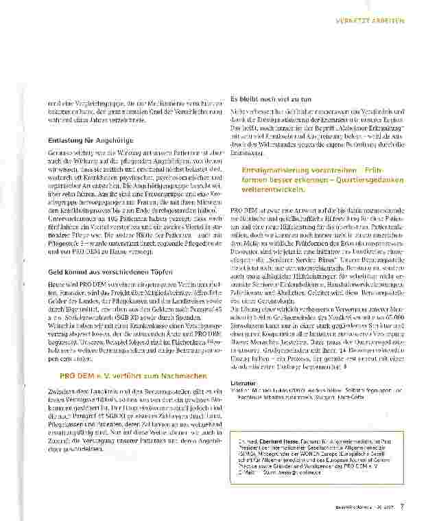Vorschauseite 4: PRO DEM - kooperativ versorgt sichs besser!