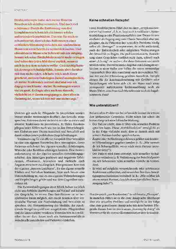 Vorschauseite 3: Krebs und Sexualität
