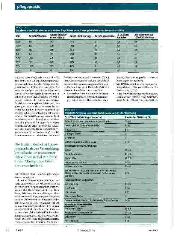 Vorschauseite 3: Nosokomiale Infektionen in der Neonatologie