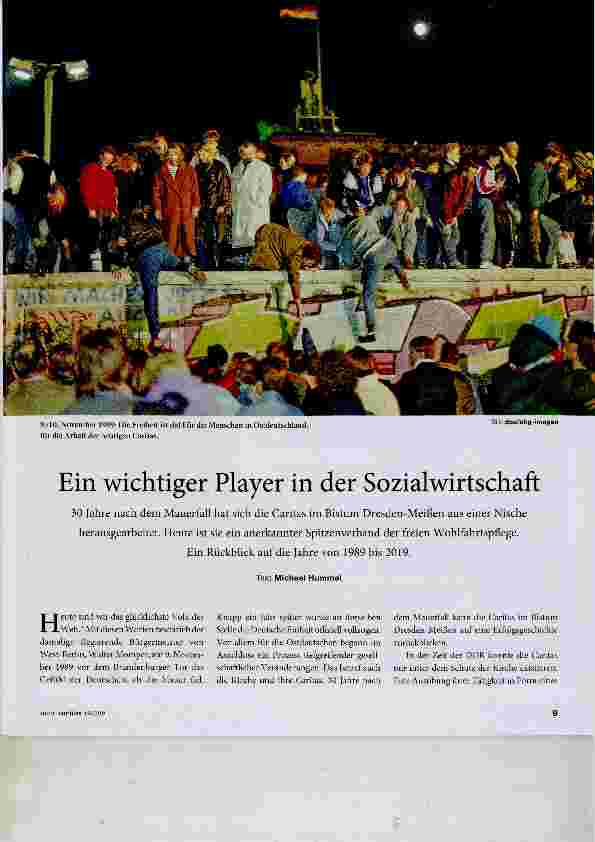 Vorschauseite 1: Ein wichtiger Player in der Sozialwirtschaft