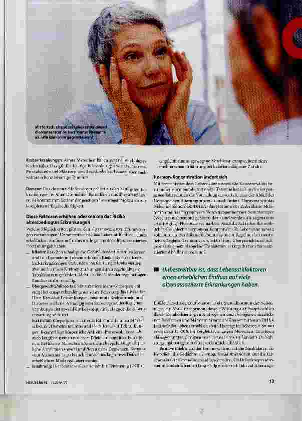 Vorschauseite 2: Hormonersatz als Anti-Aging Strategie?