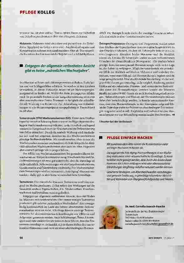Vorschauseite 3: Hormonersatz als Anti-Aging Strategie?