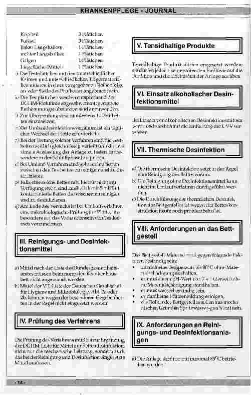 Vorschauseite 2: Empfehlungen zur Bettenhygiene Ergebnis einer Round-Table-Fachkonferenz