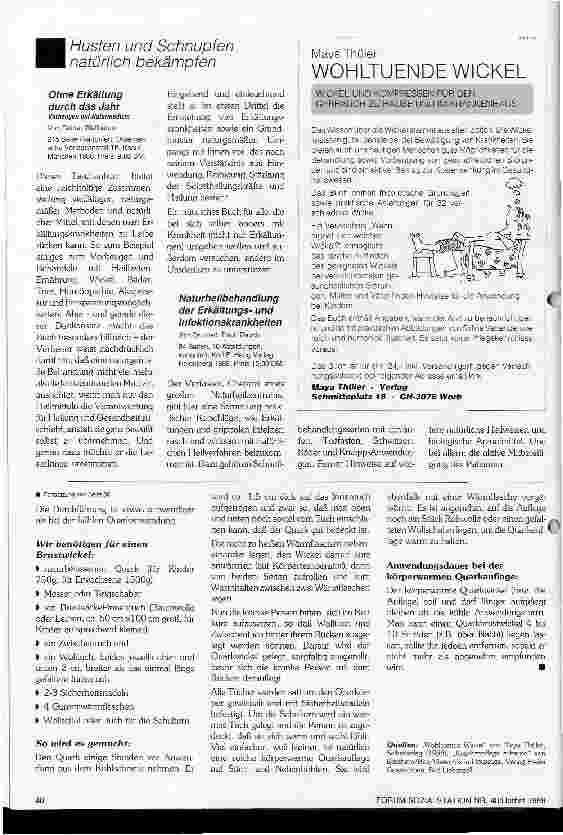 Vorschauseite 2: Quark - aus der Küche ins Krankenbett