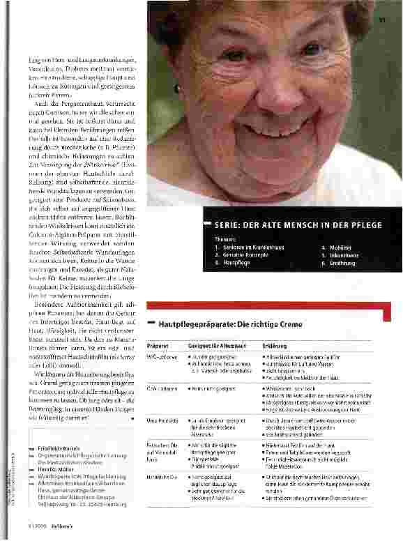 Vorschauseite 2: Hautpflege im Alter