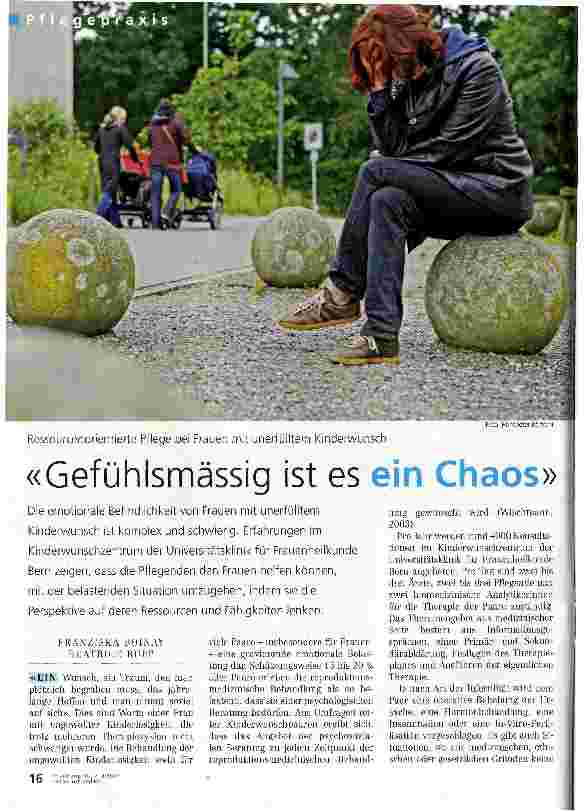 Vorschauseite 1: «Gefühlsmässig ist es ein Chaos»