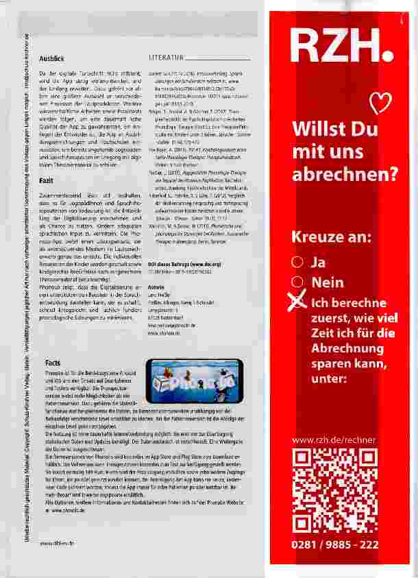 Vorschauseite 4: PhonoLo: digitaler Begleiter durch die Phonologie-Therapie